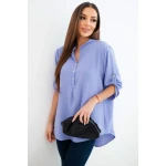 Bluzka z dłuższym tyłem jasny fioletowa-1